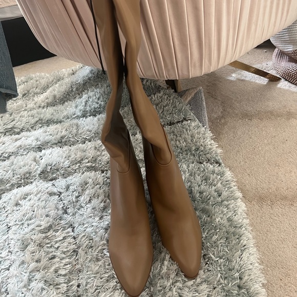 Zara leather knee size boots bloggers fav - Picture 16 of 16